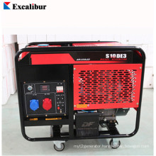 High Capacity Excalibur S10000DE Diesel Generators 9kva Generadores With 2 Cylinder Engine